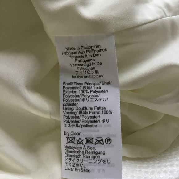 J.Crew White Tweed Lady Jacket with Gold Buttons - Picture 13 of 16